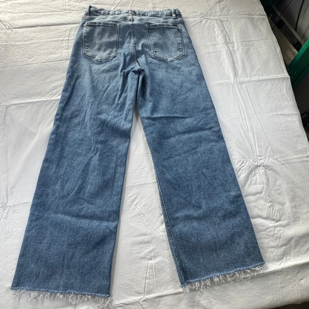 Lucky & Blessed x RR Rolling Ranch Western Trouser Fit Raw Hem Jeans 14 JE425-SW
